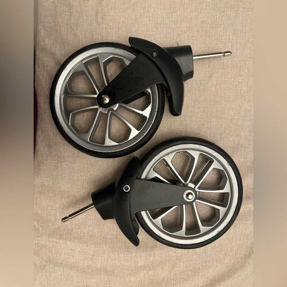Chicco bravo LE stroller front 2 wheel wheels replacement